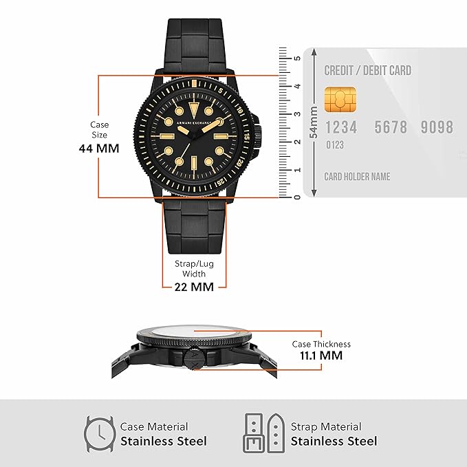Armani Exchange Black Watch AX1855