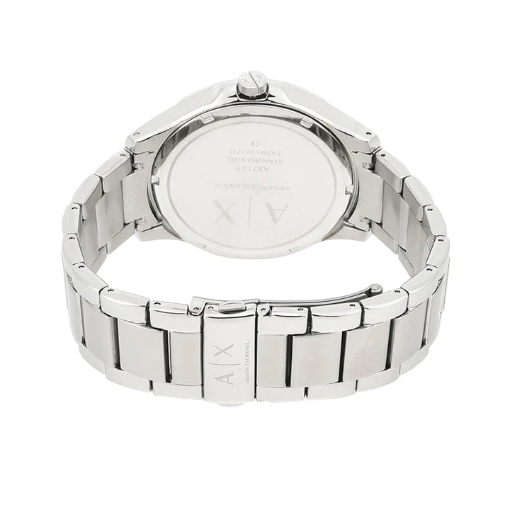 Armani Exchange Hampton Silver Watch AX2103
