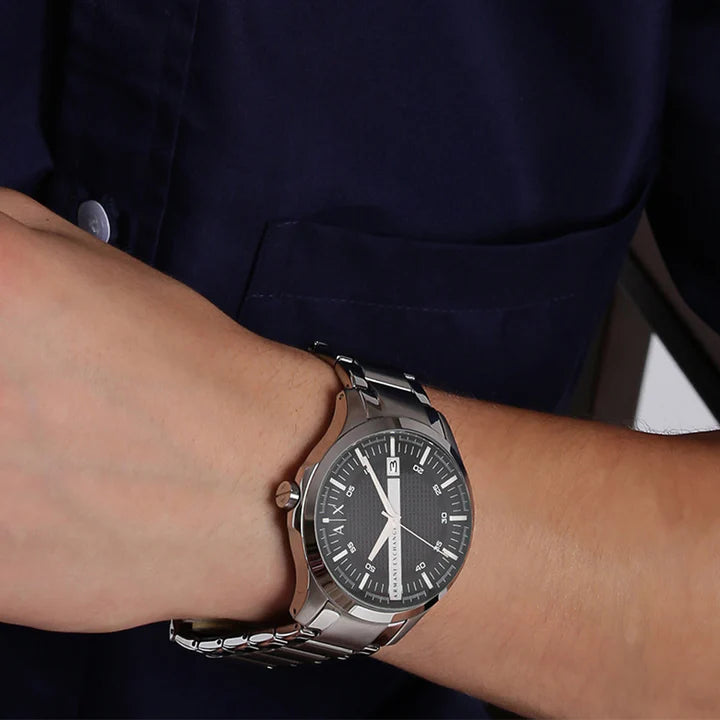 Armani Exchange Hampton Silver Watch AX2103